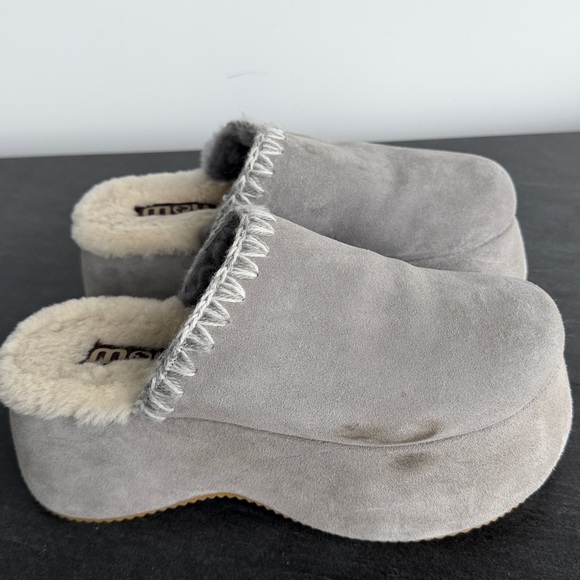 MOU Layla Chunky Platform Clogs Cozy - Picture 4 of 6